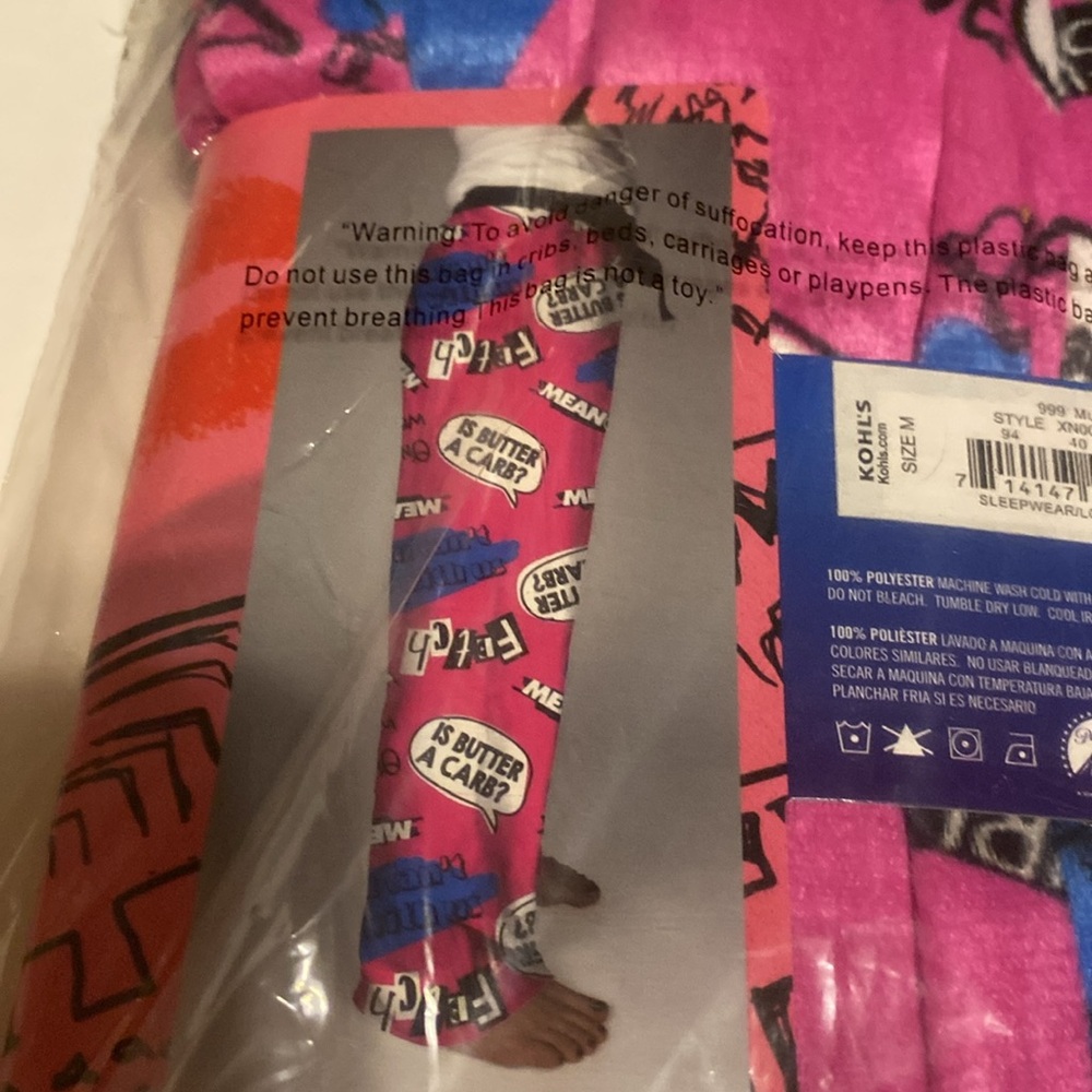 NIP Mean Girls Pajama Pant Medium - Picture 4 of 4